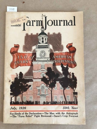 Item #7229 The Farm Journal, July, 1926 50th Year (Vol. L, no. 7). Arthur H. Jenkins, ed