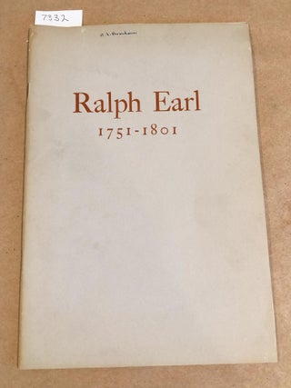 Item #7332 Ralph Earl 1751 - 1808. Ralph Earl
