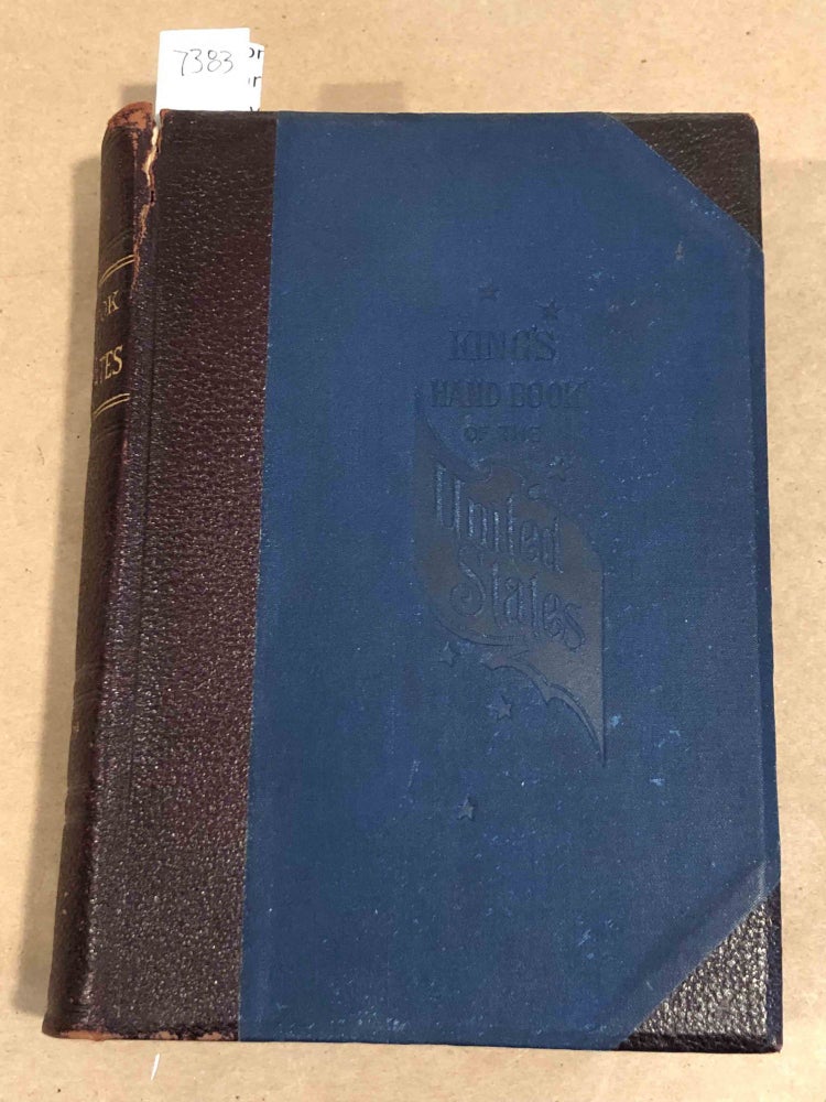 Item #7383 King's HandBook of The United States. Moses King, ed.