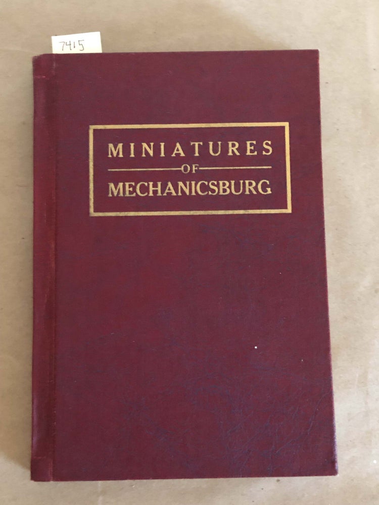 Item #7415 Miniatures of Mechanicsburg. Robert L. Brunhouse.