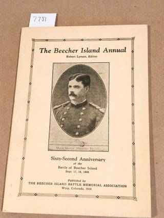 Item #7751 The Beecher Island Annual Sixty Second Anniversary of the Battle of Beecher Island....