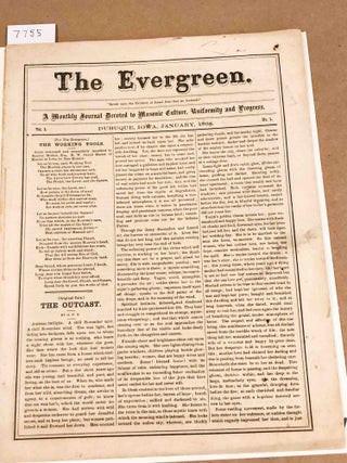 Item #7755 The Evergreen A Momthly Journal Devoted to Masonic Culture, Uniformity and Progress...