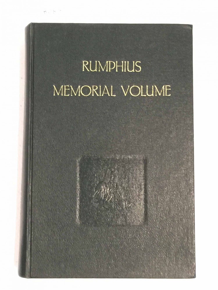 Item #8087 Rumphius Memorial Volume (inscribed). Hendrik Cornelis Dirk De Wit, ed.