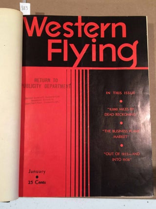 Western Flying (Jan. - Dec, 1936 bound volume)