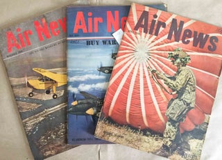 Item #8163 Air News The Picture Magazine of Aviation (Apr., July, Nov., 1944 3 issues). Phillip...