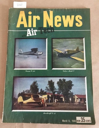 Item #8167 Air News The Picture Magazine of Aviation (Mar., 1946 1 issue). Phillip Andrews