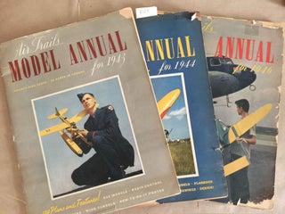 Item #8169 Air Trails Model Annual (1943, 1944, 1946 - 3 annual issues). William Winter