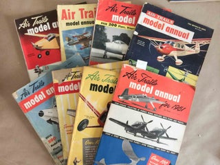 Item #8170 Air Trails Model Annual (1951-1955, 1957, 1958, 1960 - 8 annual issues). Albert L. Lewis