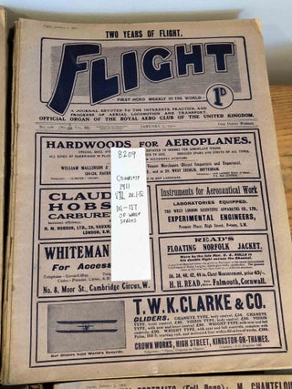 Item #8209 FLIGHT A Journal Devoted to the Interests, Practice, and Progress of Aerial Locomotion...
