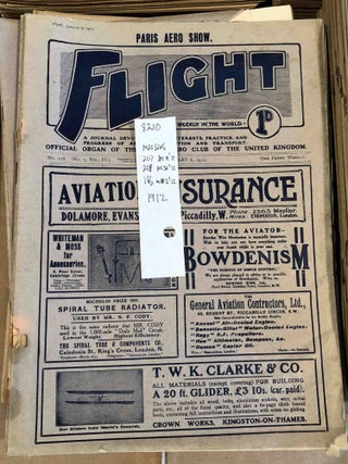 Item #8210 FLIGHT A Journal Devoted to the Interests, Practice, and Progress of Aerial Locomotion...