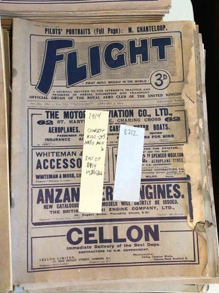 Item #8212 FLIGHT A Journal Devoted to the Interests, Practice, and Progress of Aerial Locomotion...