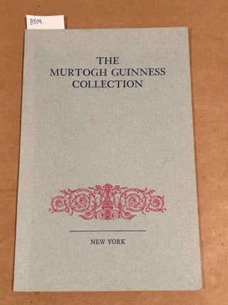 Item #8404 The Murtogh Guinness Collection (Music Boxes). Murtogh D. Guinness