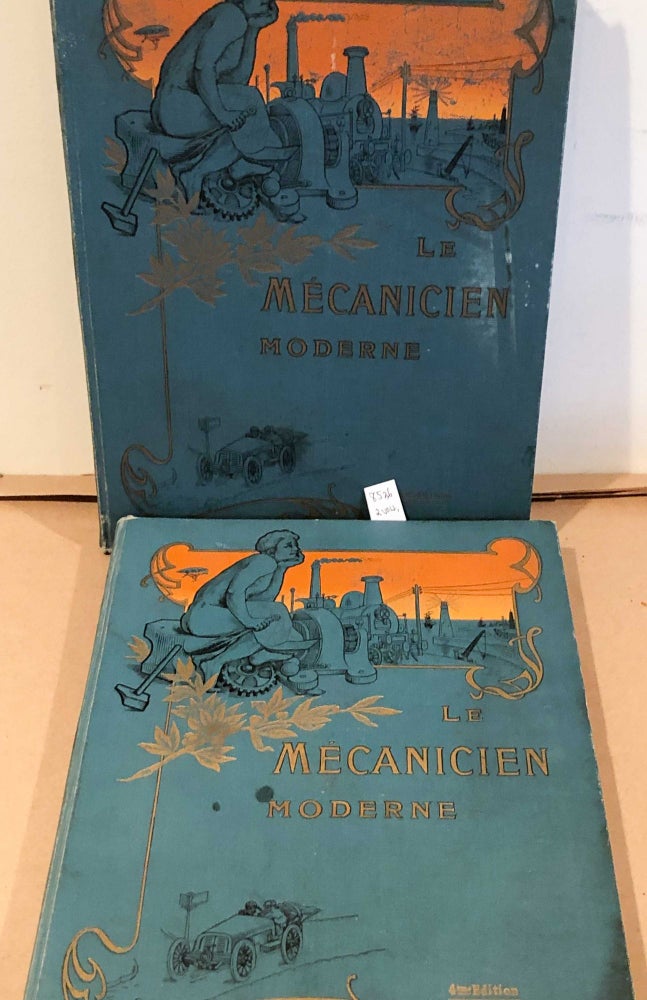 Item #8526 Le Mecanicien Moderne par Un Comite d' Ingenieurs specialistes (two volumes). Librairie Commerciale.