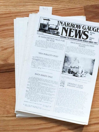 Item #9025 Narrow Gauge News (10 issues 140-149 from 1983, 1985). Ian Jolly