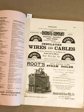 Item #9073 The Street Railway Review (Vol. 2 no. 2, Feb. , 1892 NOT reprint). H. H. Windsor, ed