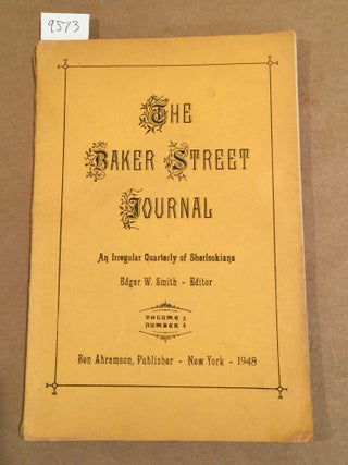 Item #9573 The Baker Street Journal - 1948 Vol. 3 no.3, ( issue from the first series ). Edgar...