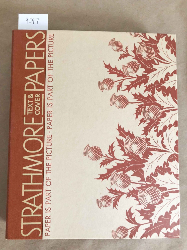 Item #9597 Strathmore Text & Cover Papers - Paper is part of the Picture. Strathmore Paper Company.