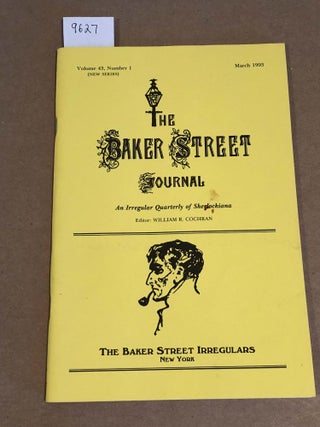 Item #9627 The Baker Street Journal new series Vol. 43 no. 1 only 1993. William R. Cochran
