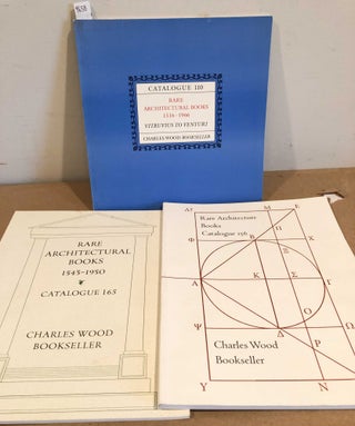 Item #9658 Rare Architectural Books 1516 - 1966 Catalogue - 110 and Rare Architecture Books -...