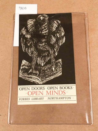 Item #9830 Open Doors Open Books Open Minds Forbes Library Book Mark. Leonard Baskin