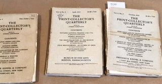 Item #9840 The Print - Collector's Quarterly Vol. 2 Numbers 1, 2, 3, (only) 1912. Frederick...