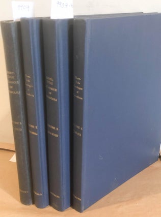 Item #9904 Contributions to a Short - Title Catalogue of Canadiana (4 vols.). Bernard Amtmann
