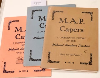 Item #9977 M. A. P. Capers A Cooperative Effort by the Midwest Amateur Printers (3 issues from...