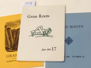 Item #9978 Grass Roots (3 issues 17, 18, 19 from 1983 ,1984 small press